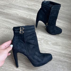 Sam Edelman suede booties. Size 6.